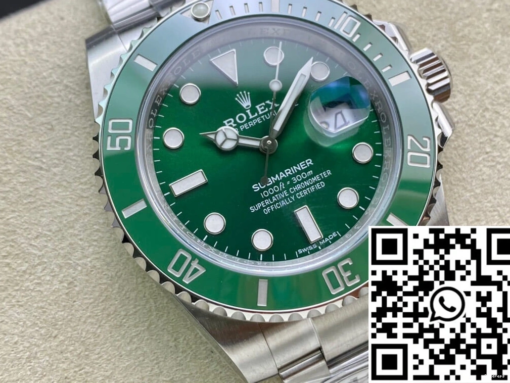 Factory V4 116610LV-97200 Green Dial Submariner Clean Rolex 1221